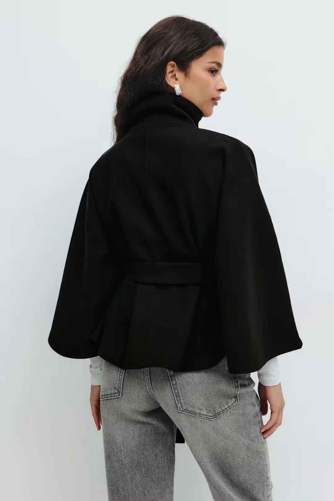 Clove Belt Cape Jacket