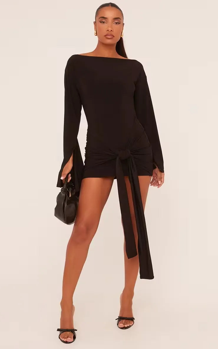 Lexie Flared Sleeve Mini Dress