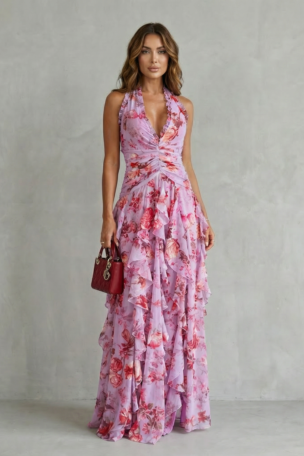 Lana Halter Maxi Dress