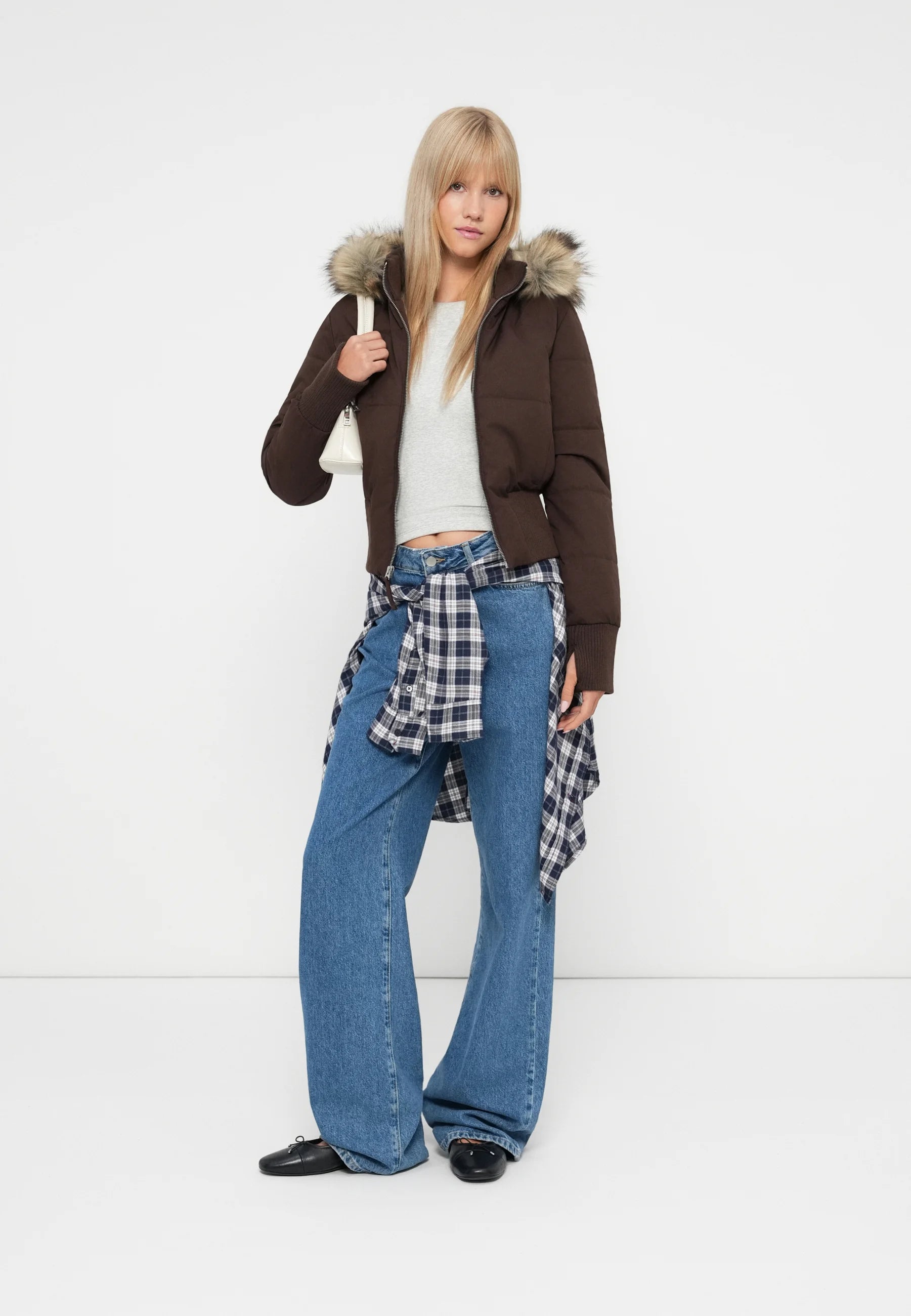 Anisa Faux Fur Bomber Jacket