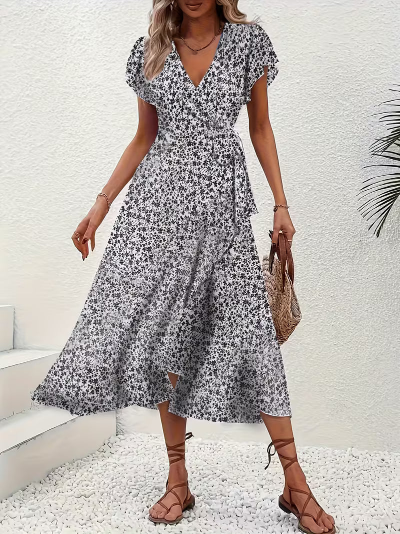 Vanessa | Tummy Covering Wrap Dress