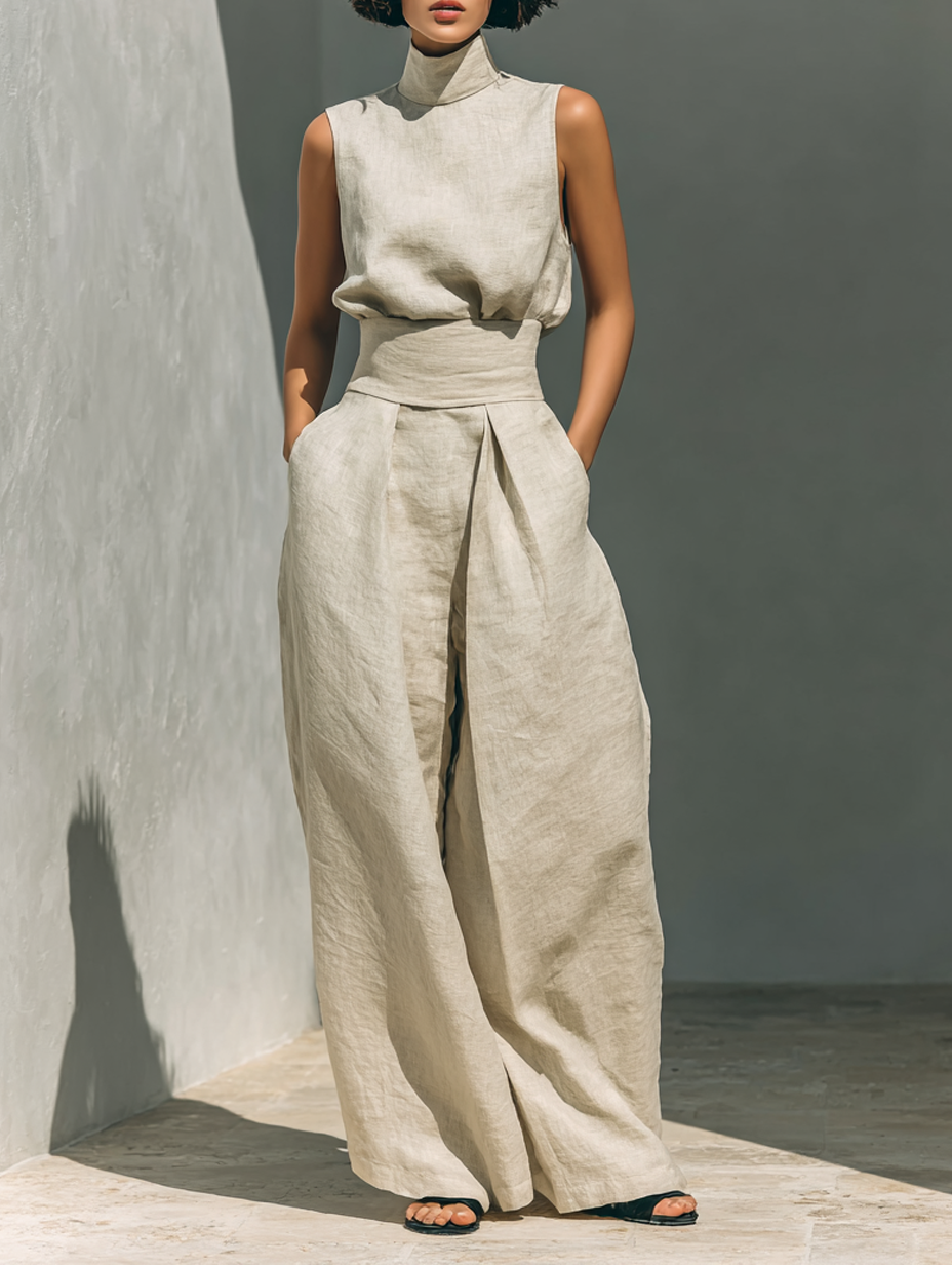 Nancy | Minimalist Linen Set