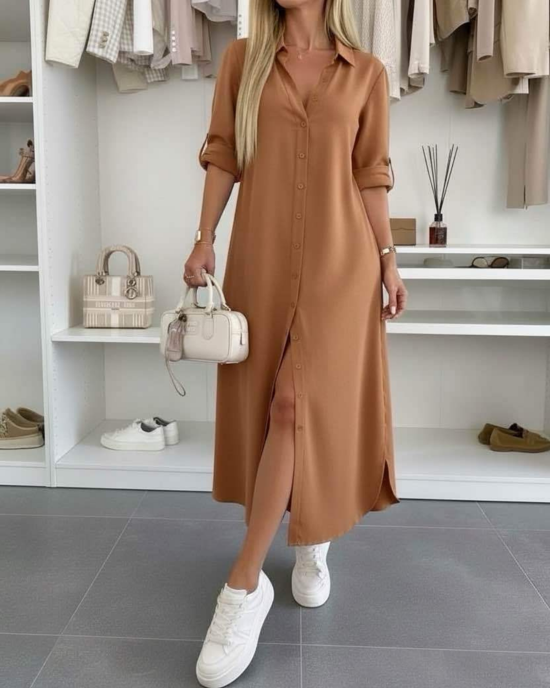 Nina Oversized Shirt Dress