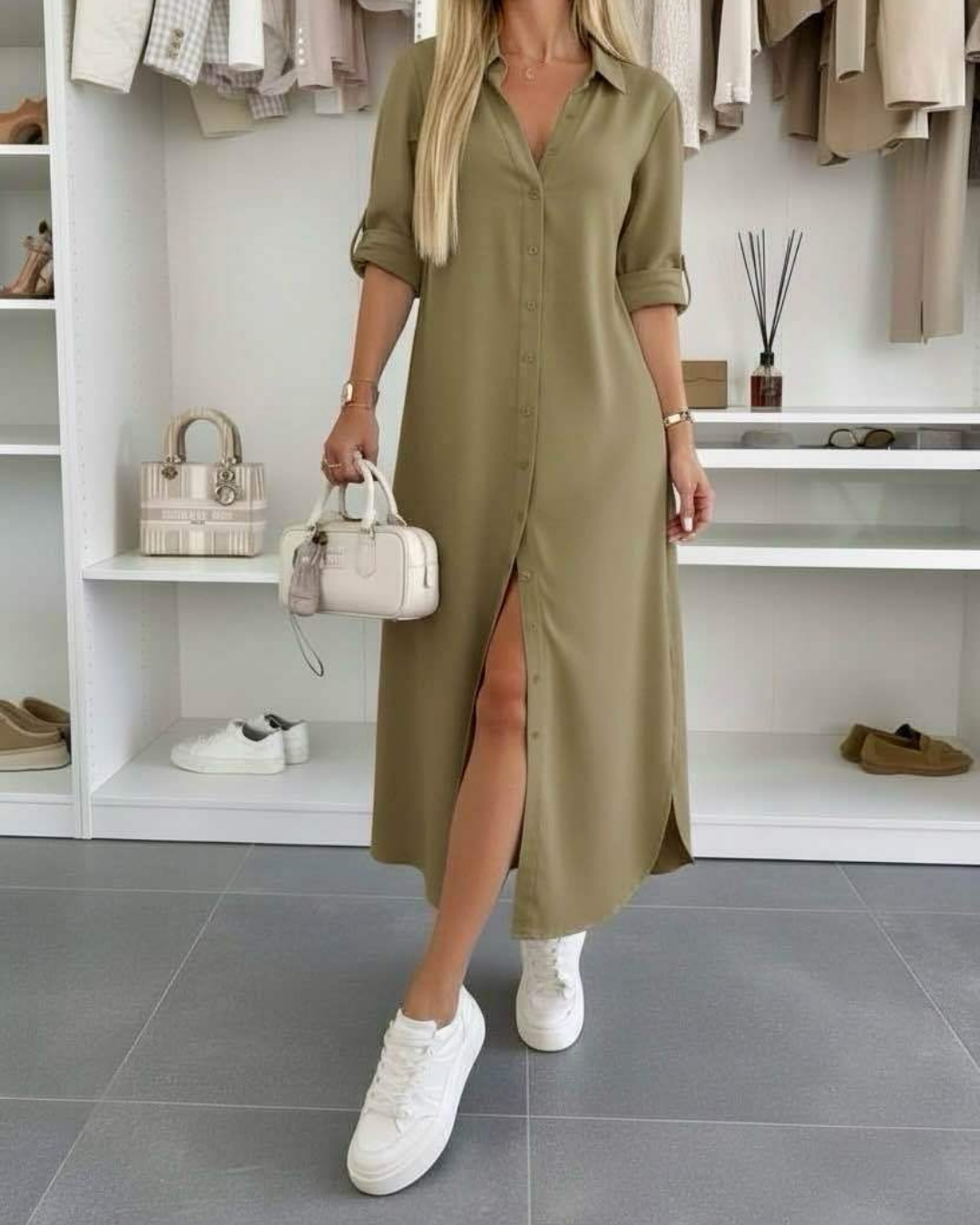 Nina Oversized Shirt Dress