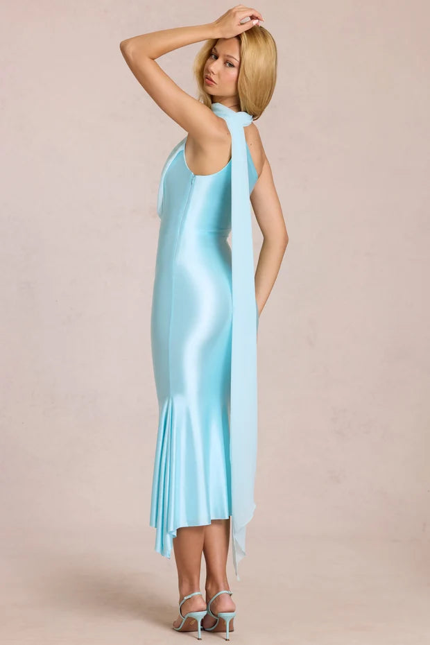 Alba Scarf Midi Dress
