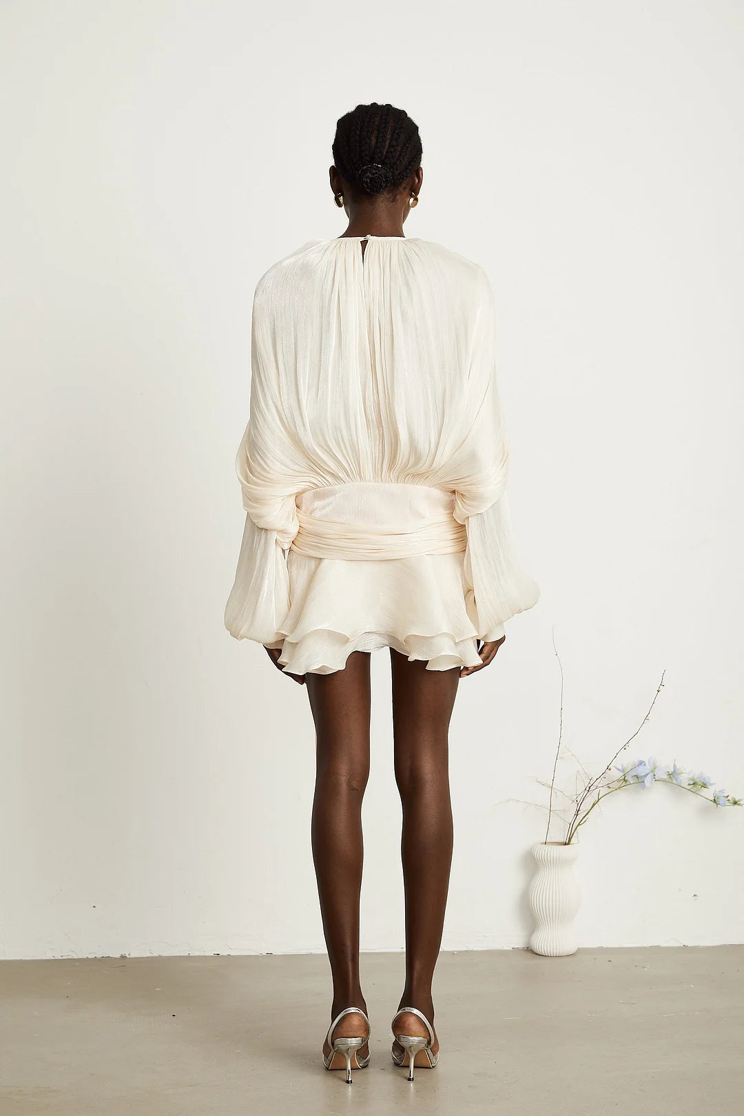Ava Ruffled Mini Dress