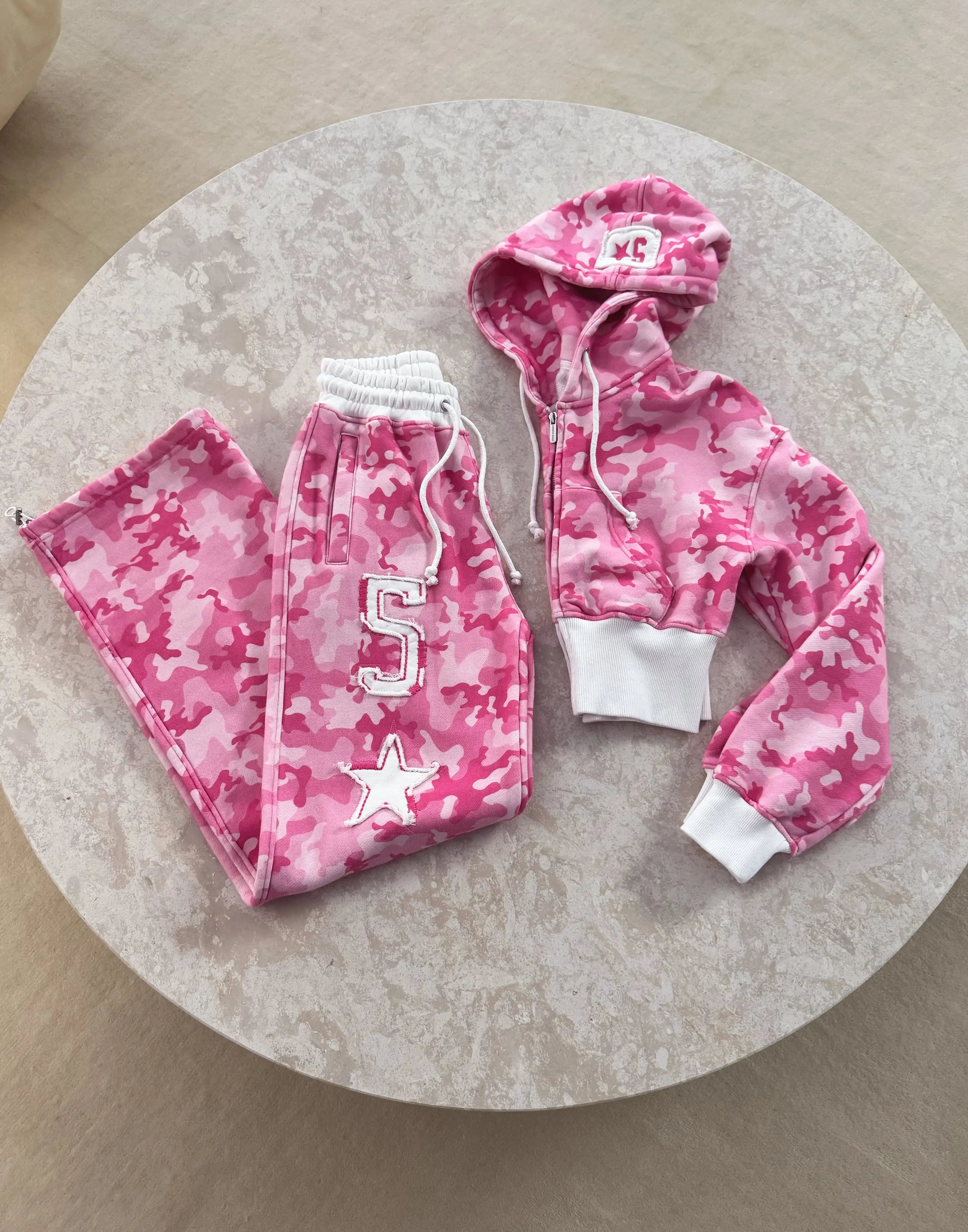 Camo Cropped Vest + FREE Baggy Sweats