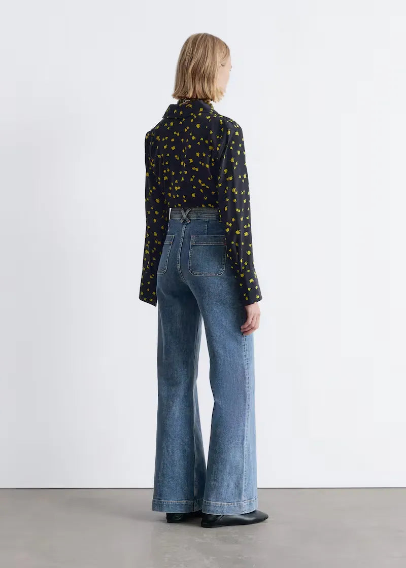 Jelena High Waisted Flared Jeans