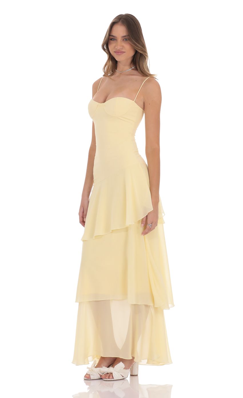 Diana Ruffled Maxi Dress
