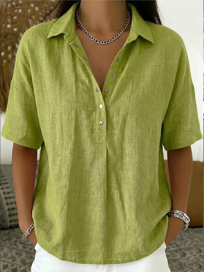Millie | Blouse with Collar and Buttons