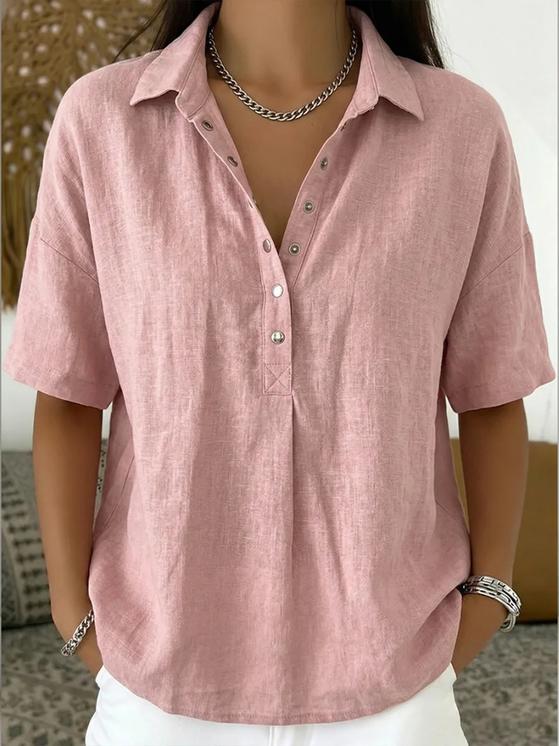 Millie | Blouse with Collar and Buttons