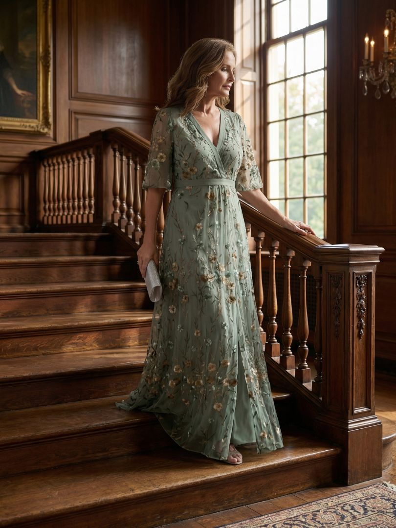 Katie | Halter Bloom Flow Maxi Dress