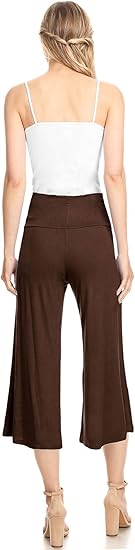 Ava Wide Leg Gaucho Trousers