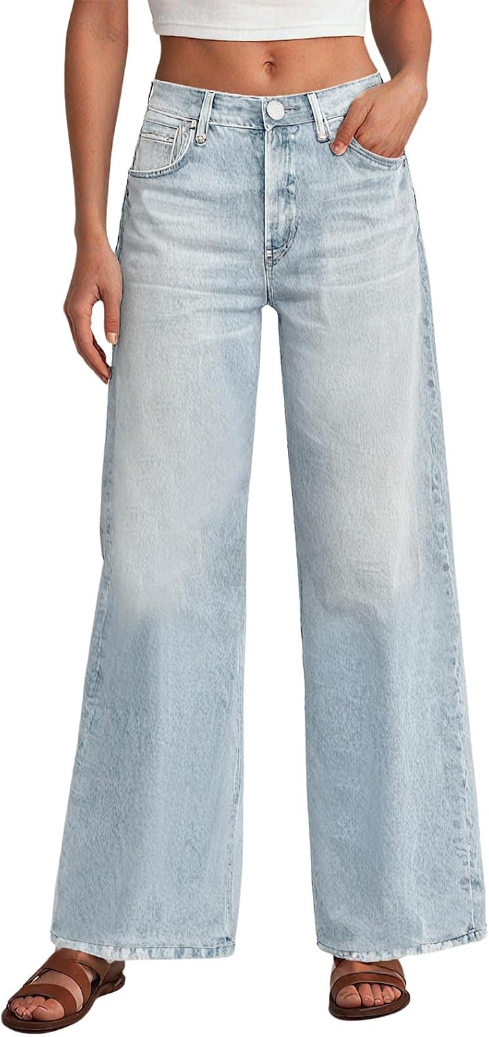 Denim Sweatpants High Waisted - LOUVELLI