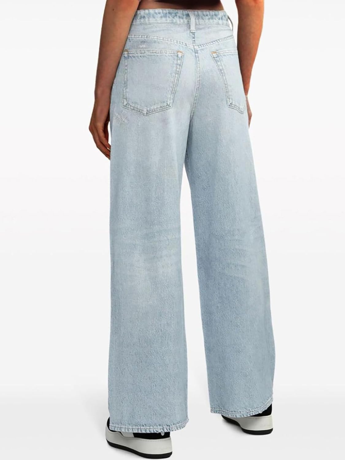 Denim Sweatpants High Waisted - LOUVELLI