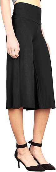 Ava Wide Leg Gaucho Trousers