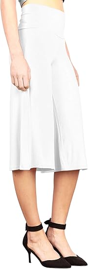 Ava Wide Leg Gaucho Trousers