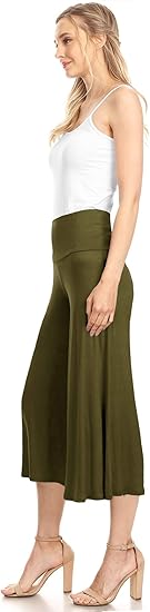 Ava Wide Leg Gaucho Trousers