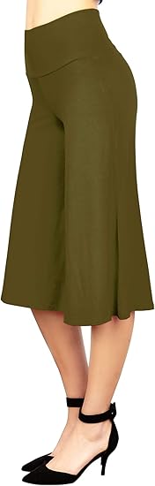 Ava Wide Leg Gaucho Trousers
