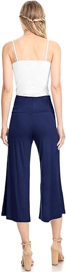 Ava Wide Leg Gaucho Trousers