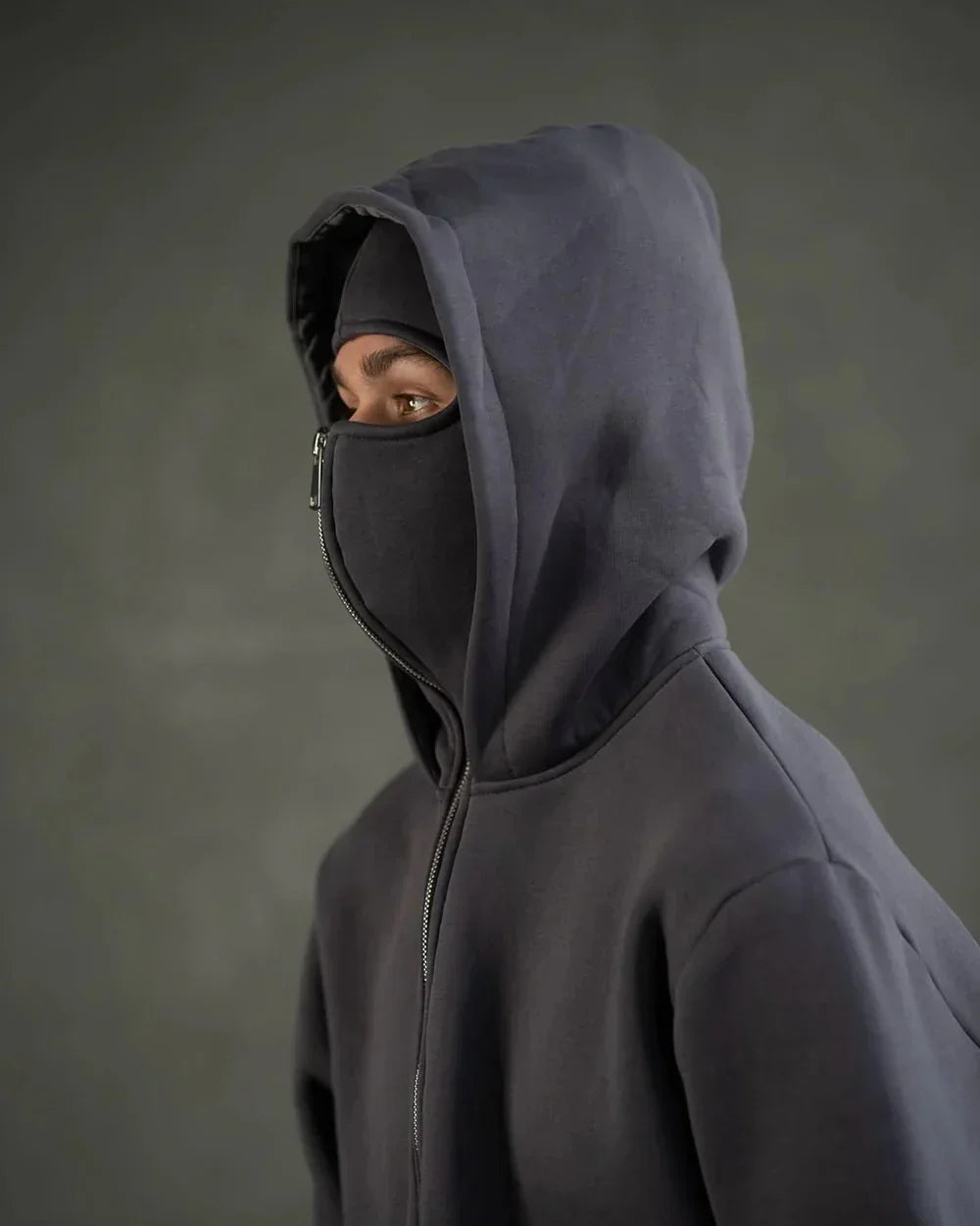 Balaclava Zip hoodie - LOUVELLI