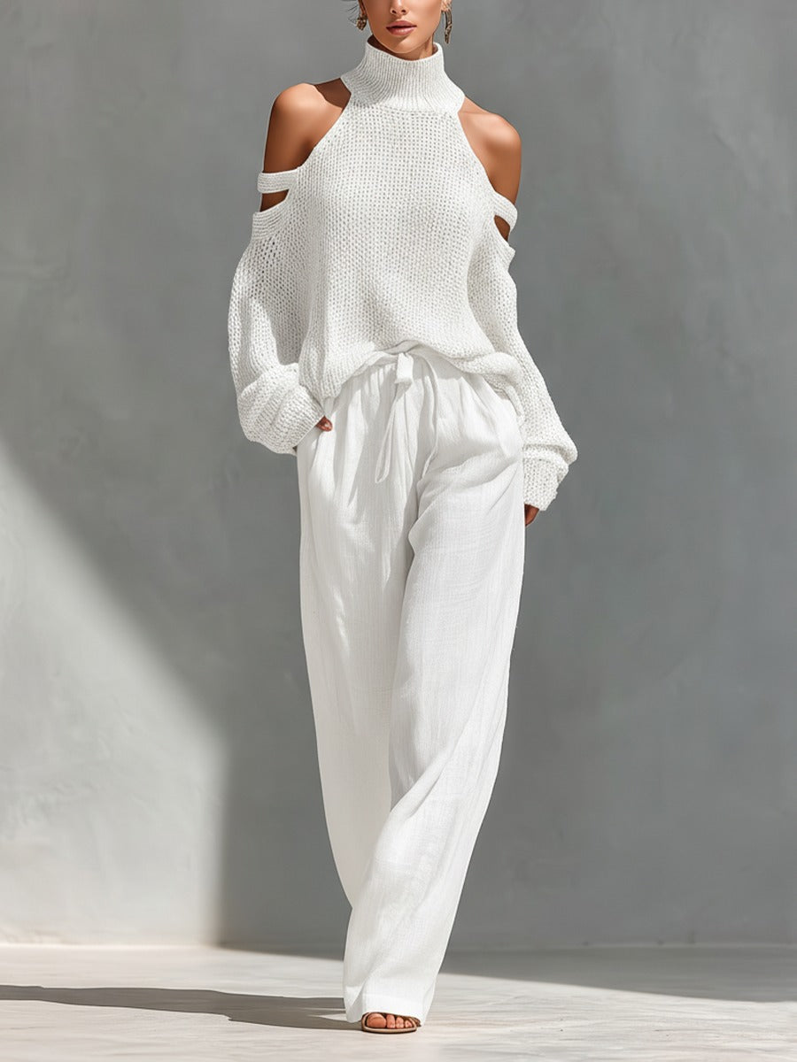Brooke | Off-shoulder Knit Top