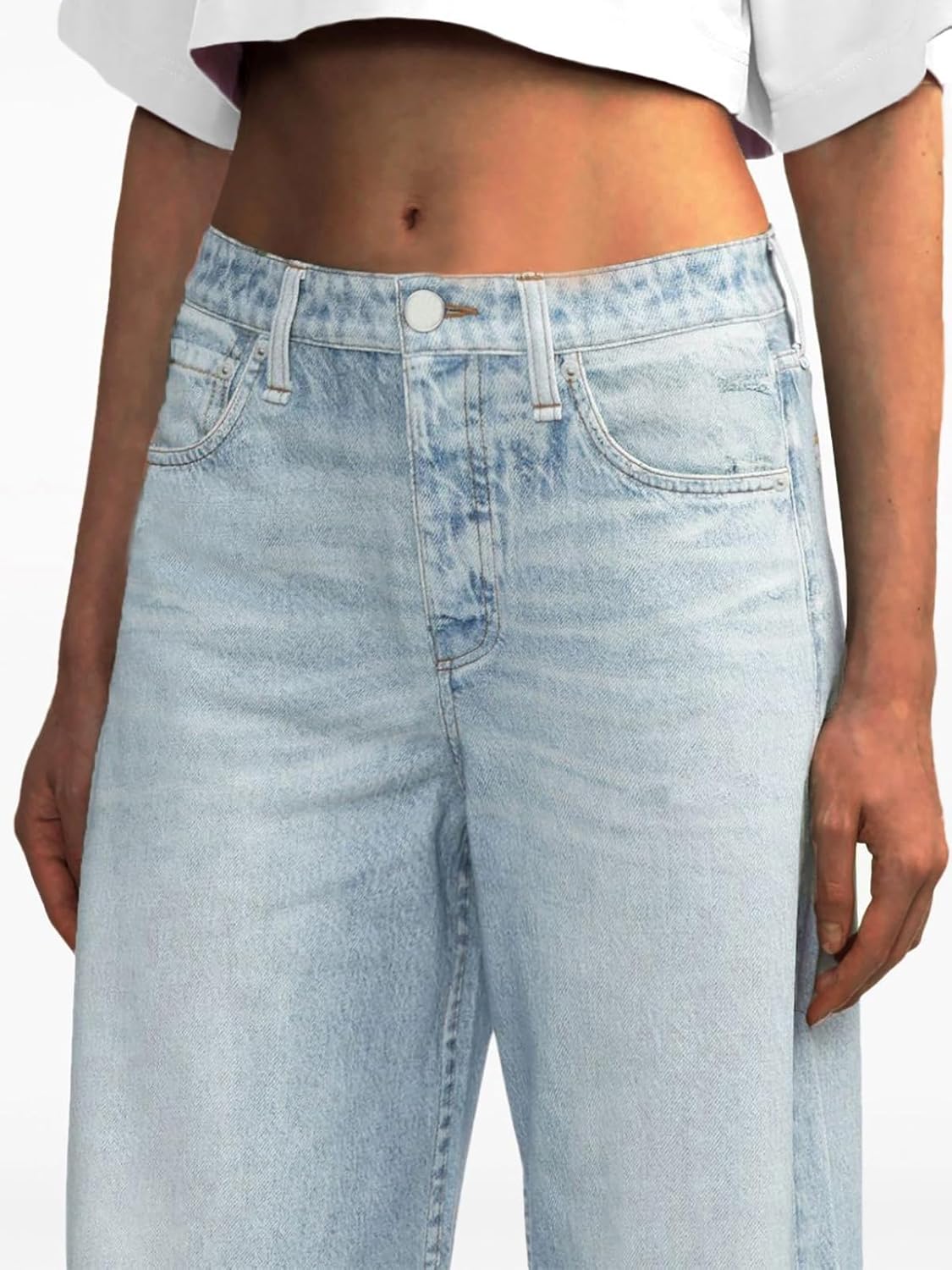 Denim Sweatpants High Waisted - LOUVELLI