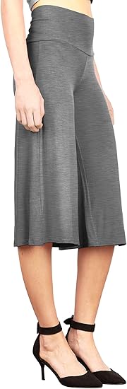 Ava Wide Leg Gaucho Trousers