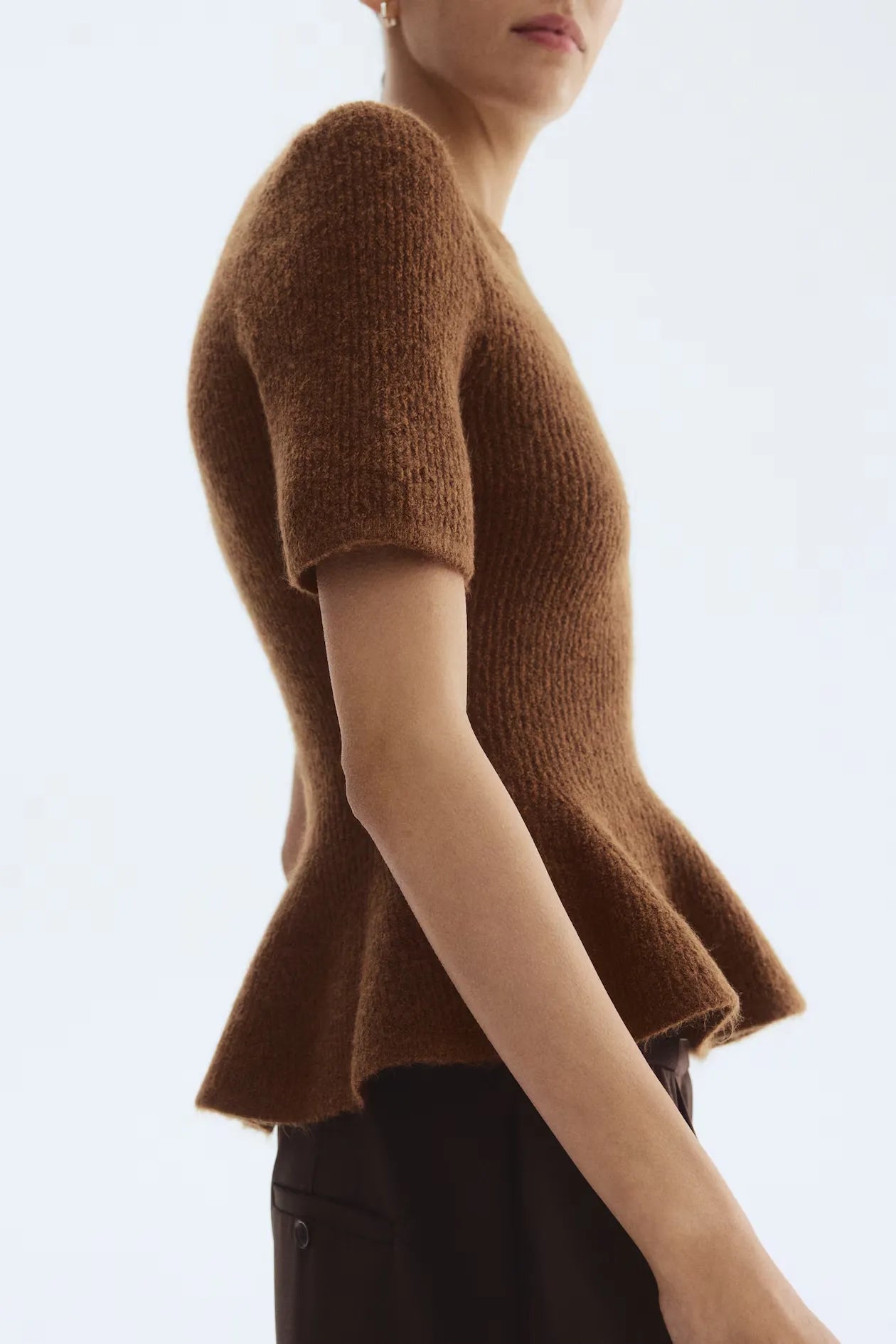 Elise Knit Peplum Top