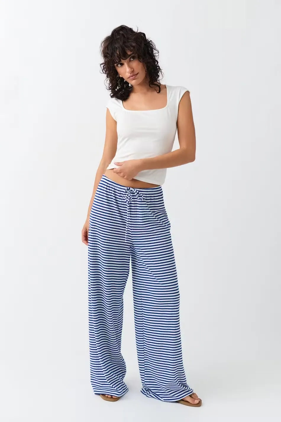Hannah Striped Soft Pants