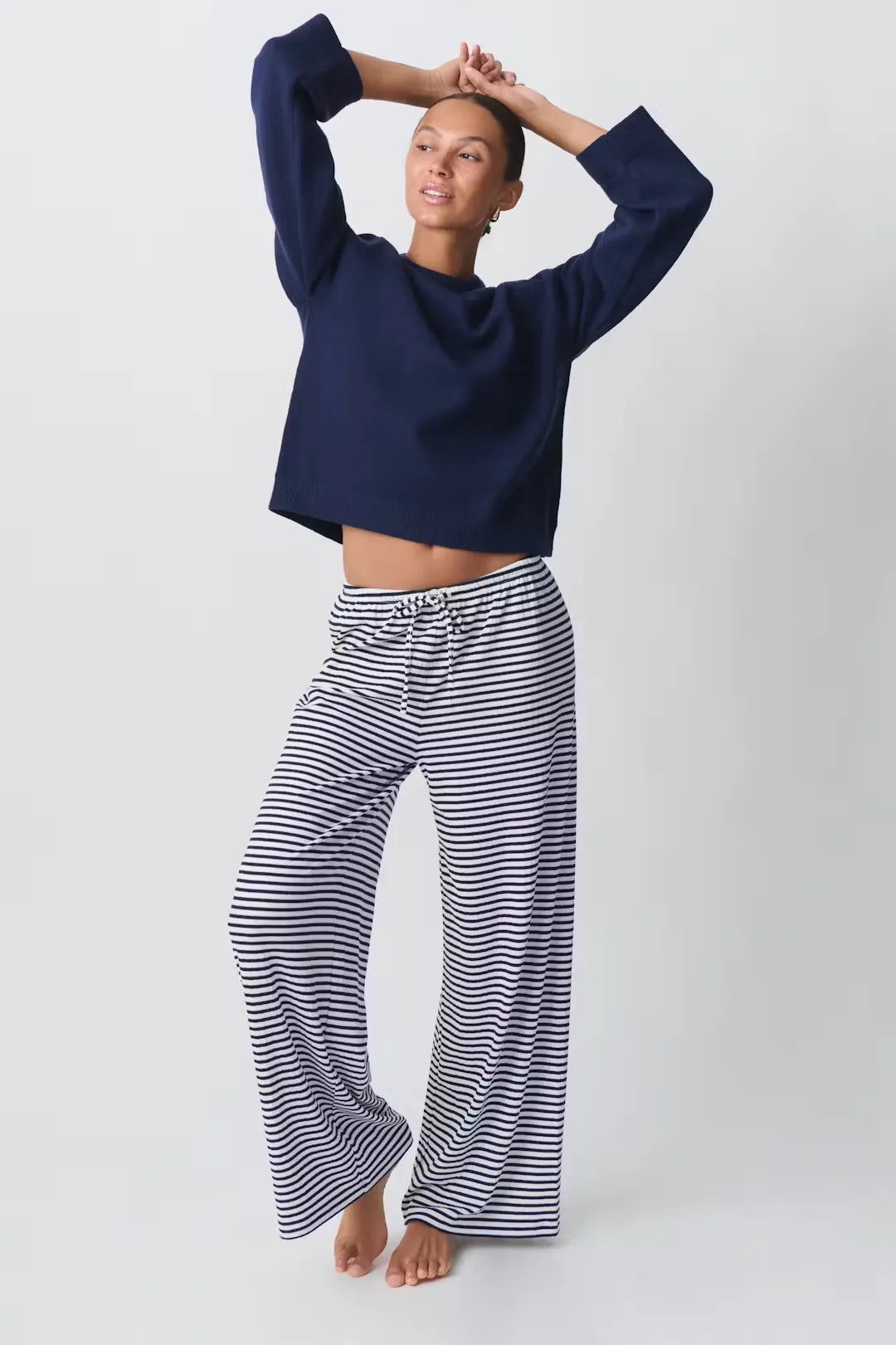 Hannah Striped Soft Pants