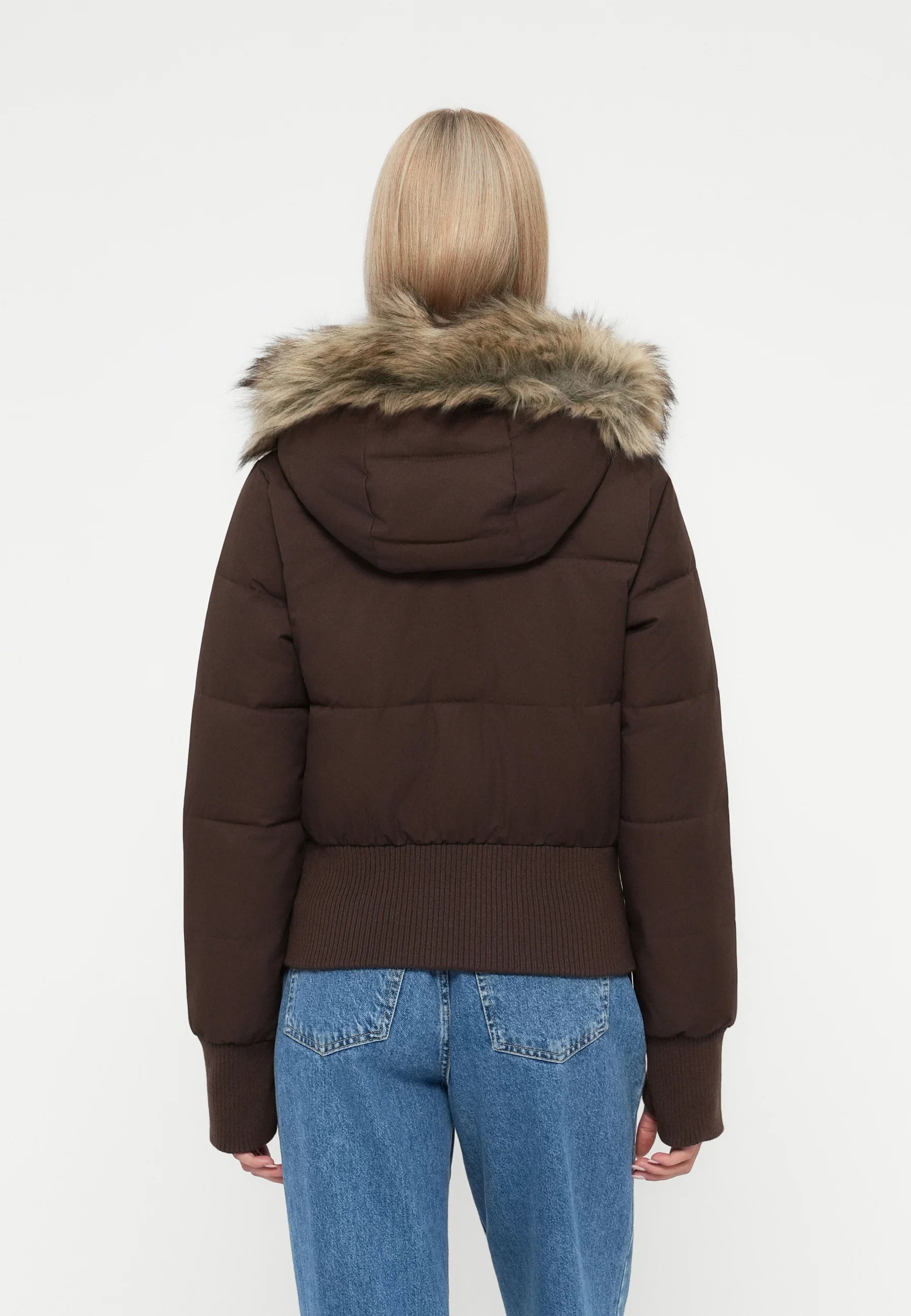 Anisa Faux Fur Bomber Jacket