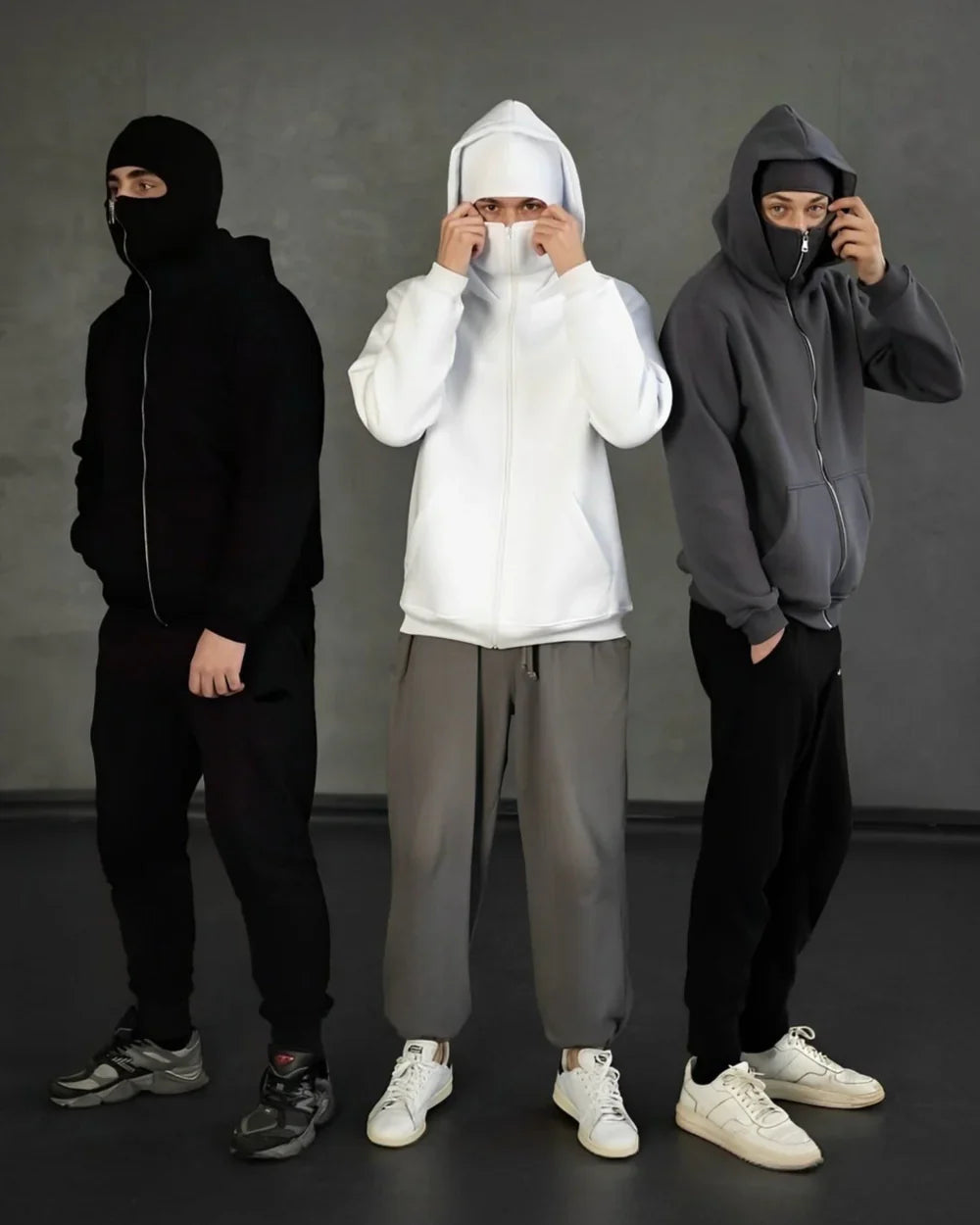 Balaclava Zip hoodie - LOUVELLI