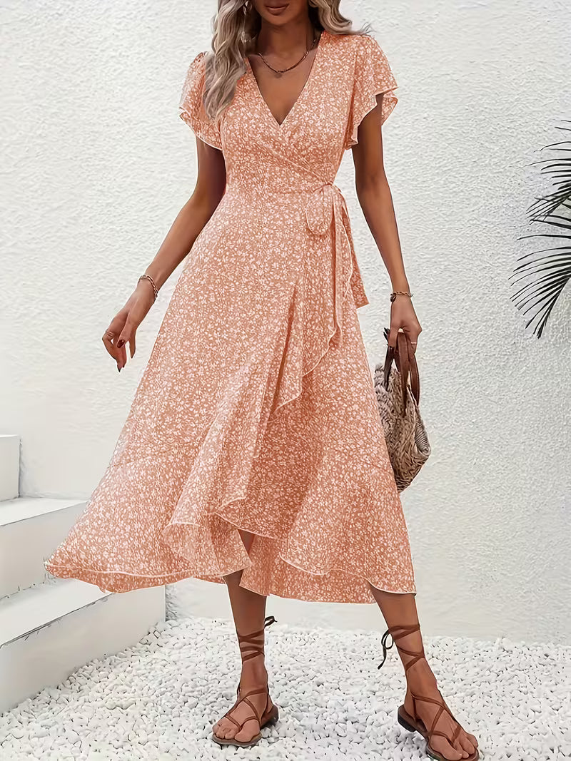 Vanessa | Tummy Covering Wrap Dress