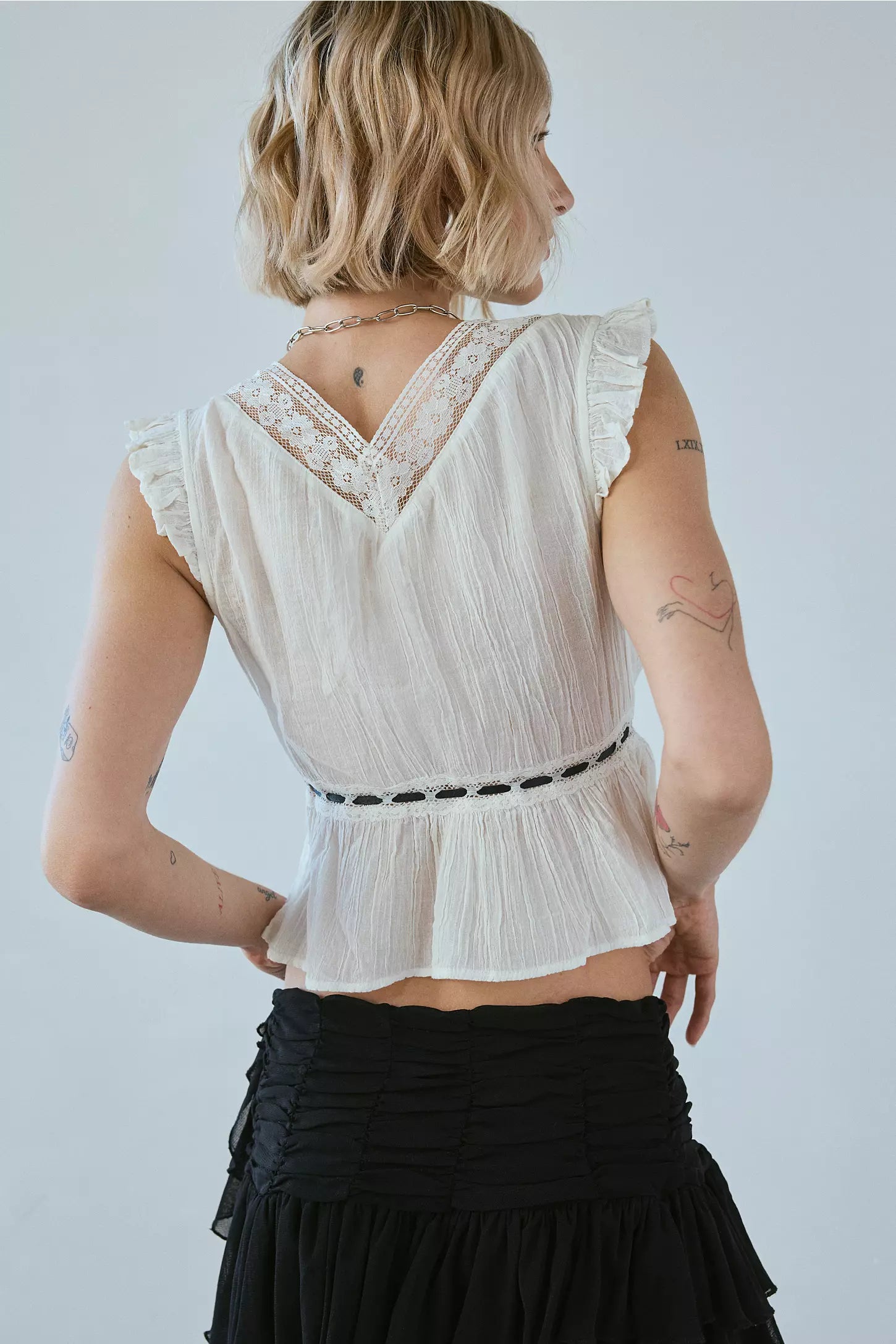Lana Flutter Sleeve Top