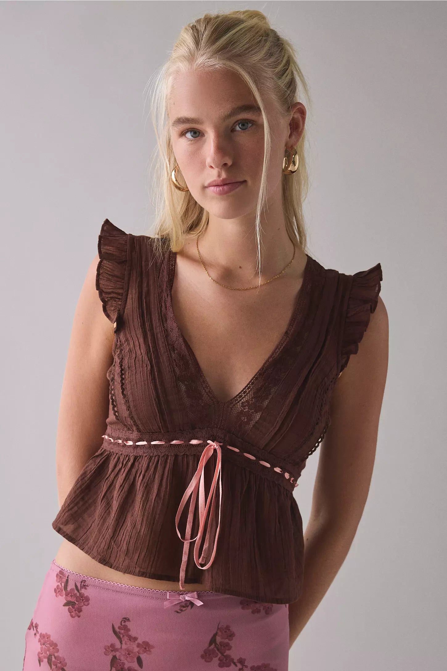 Lana Flutter Sleeve Top