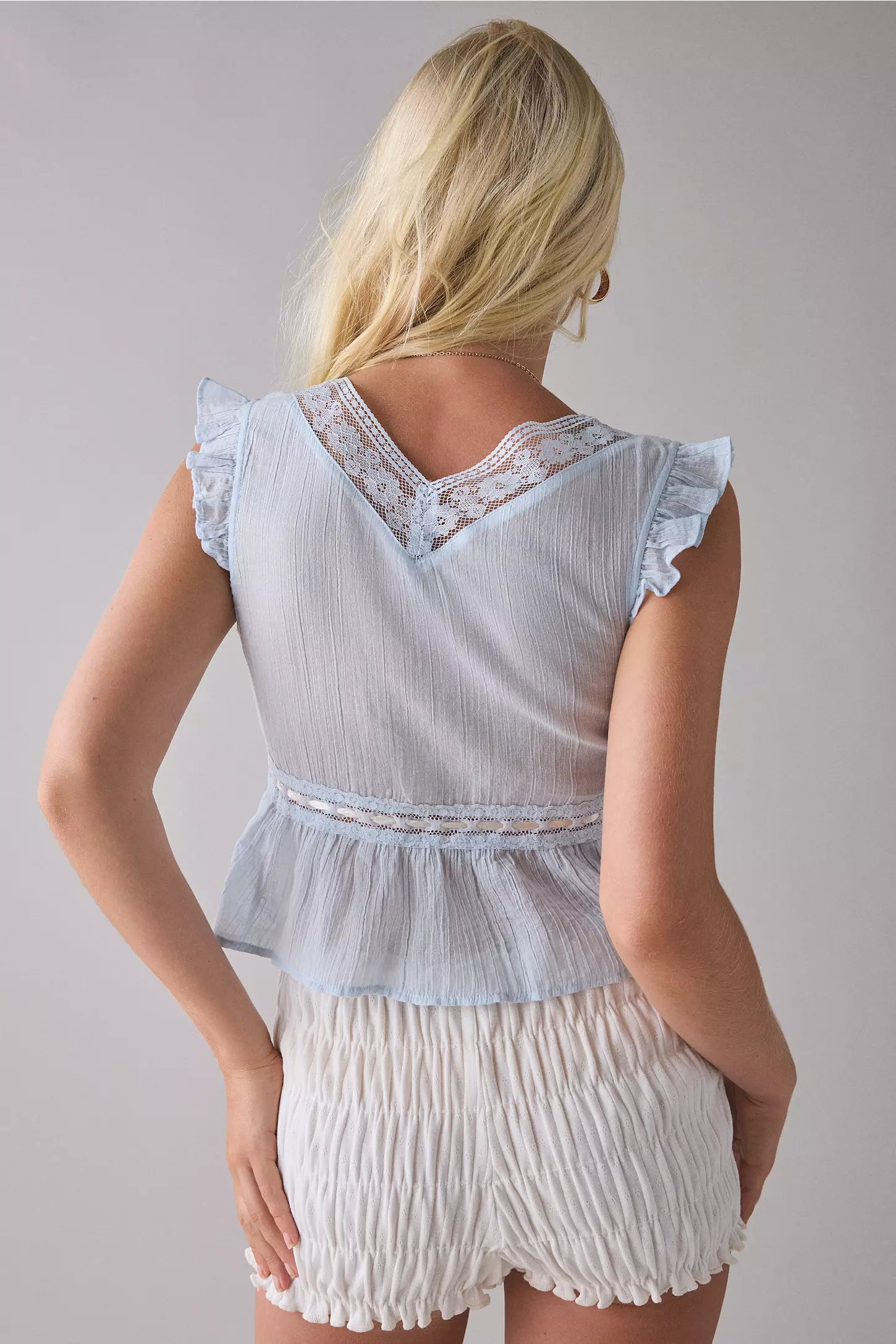 Lana Flutter Sleeve Top