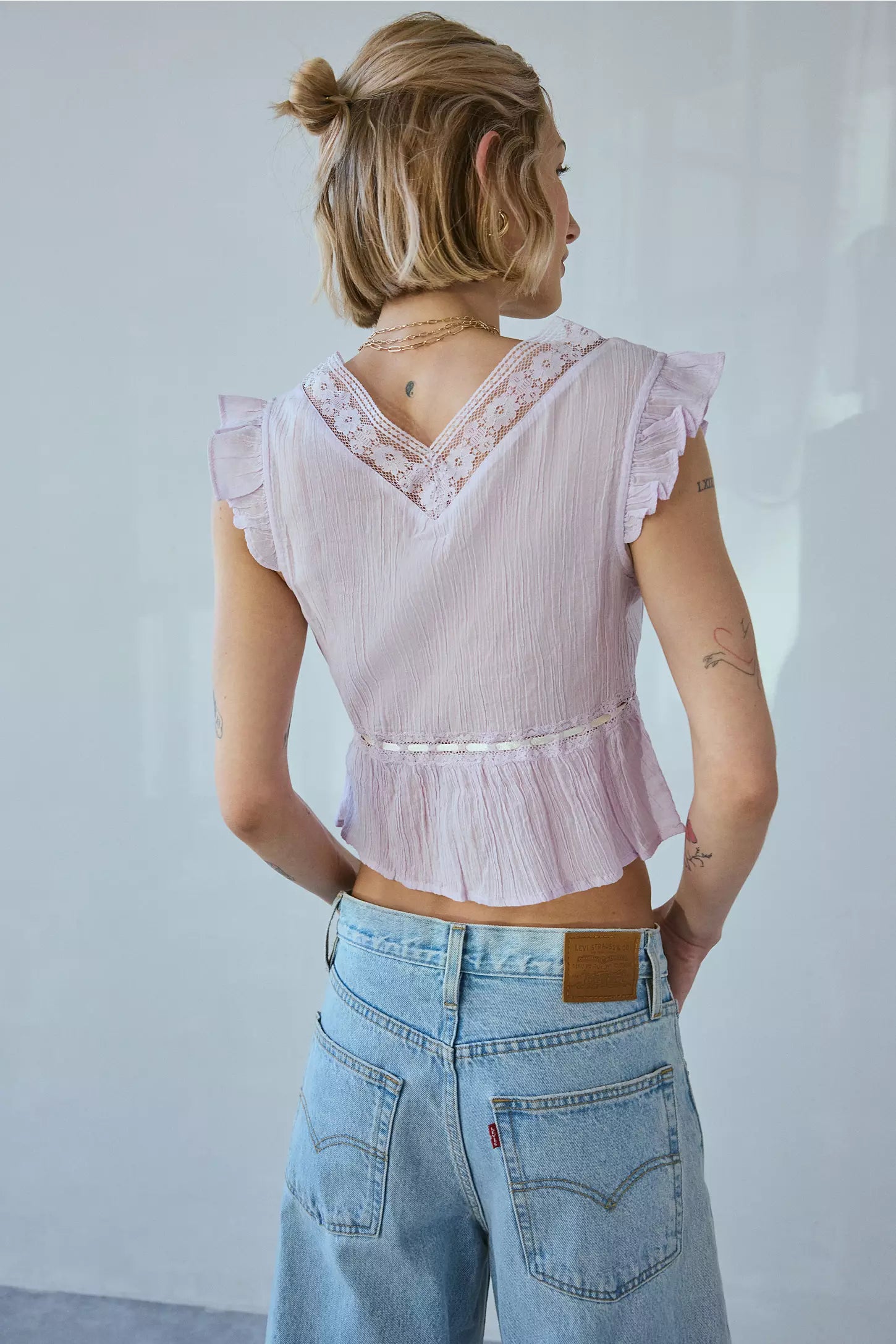 Lana Flutter Sleeve Top