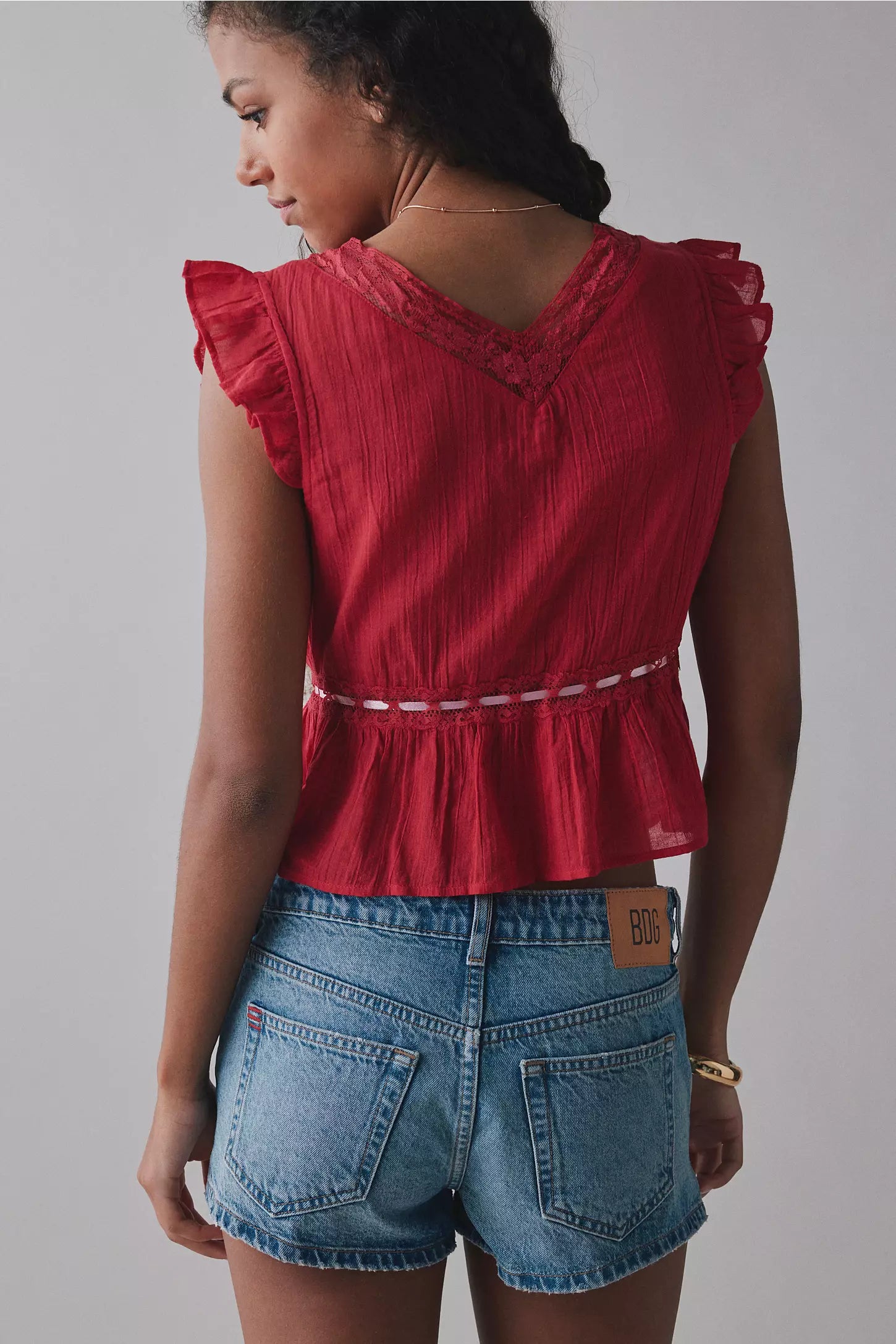 Lana Flutter Sleeve Top