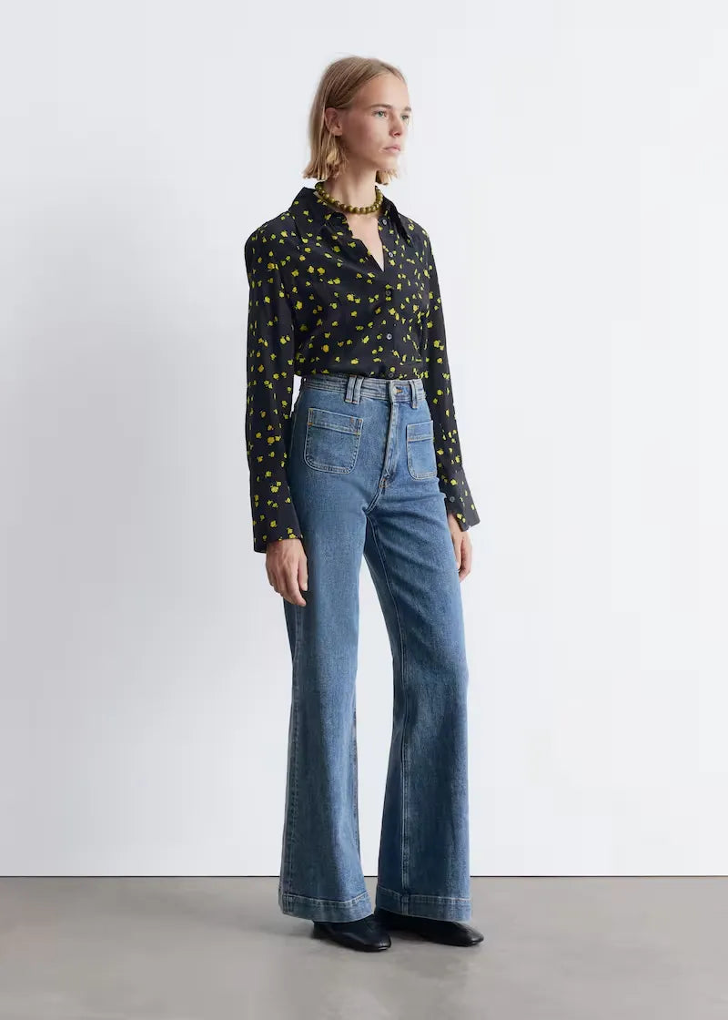 Jelena High Waisted Flared Jeans