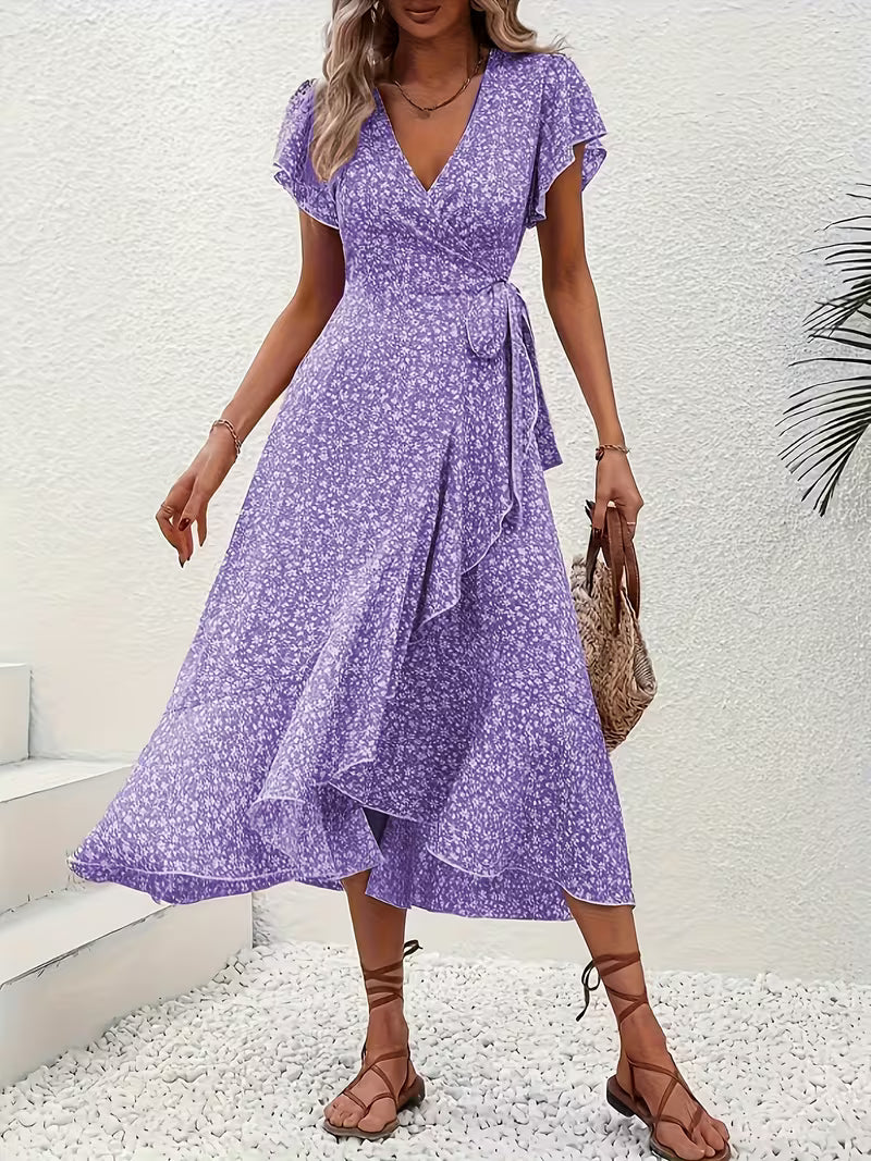 Vanessa | Tummy Covering Wrap Dress