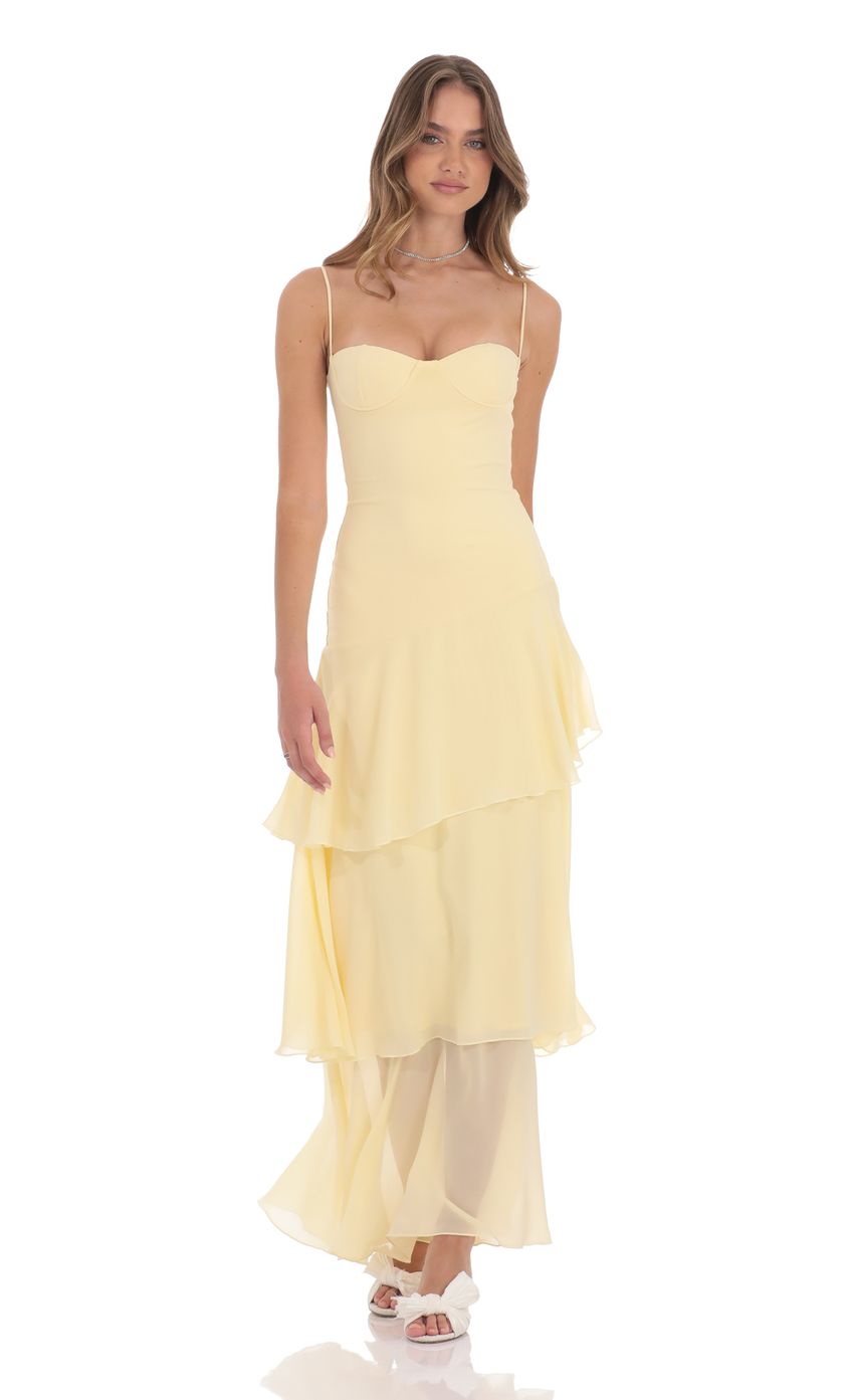 Diana Ruffled Maxi Dress