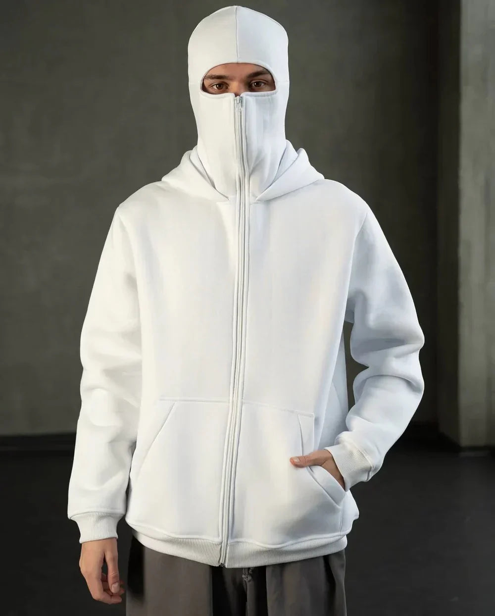 Balaclava Zip hoodie - LOUVELLI