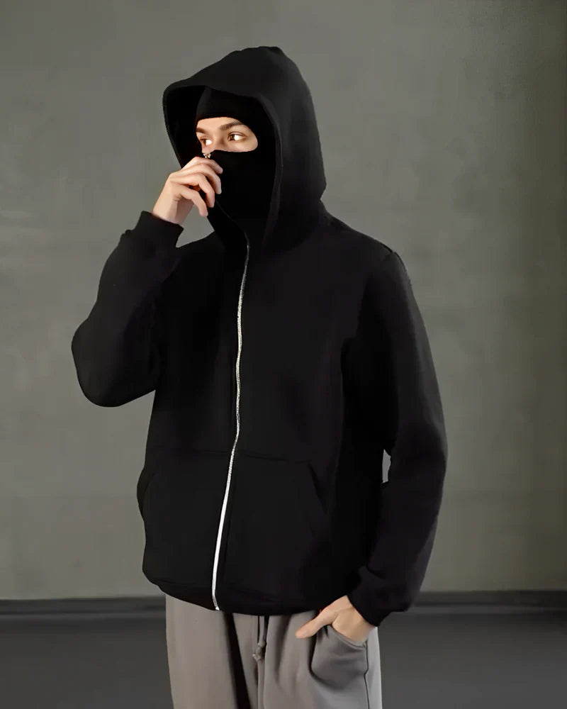 Balaclava Zip hoodie - LOUVELLI