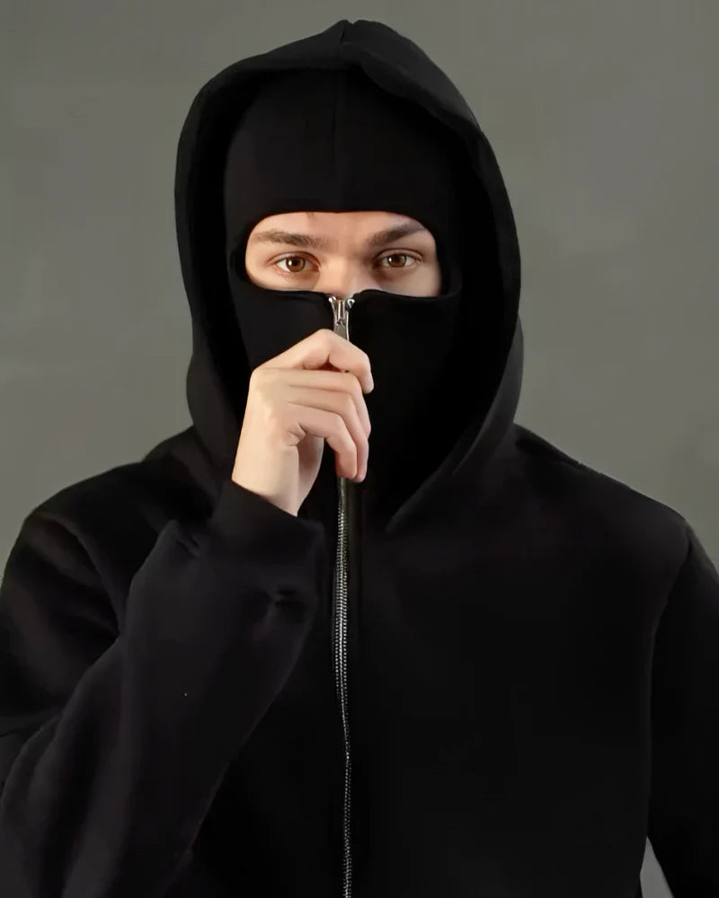 Balaclava Zip hoodie - LOUVELLI