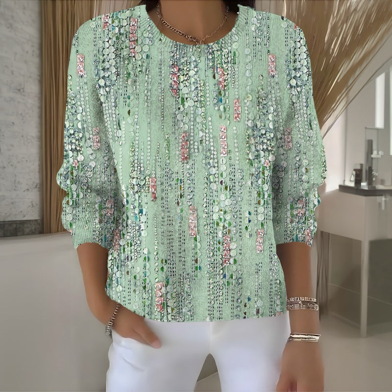 Tessa Vintage Print Long Sleeve