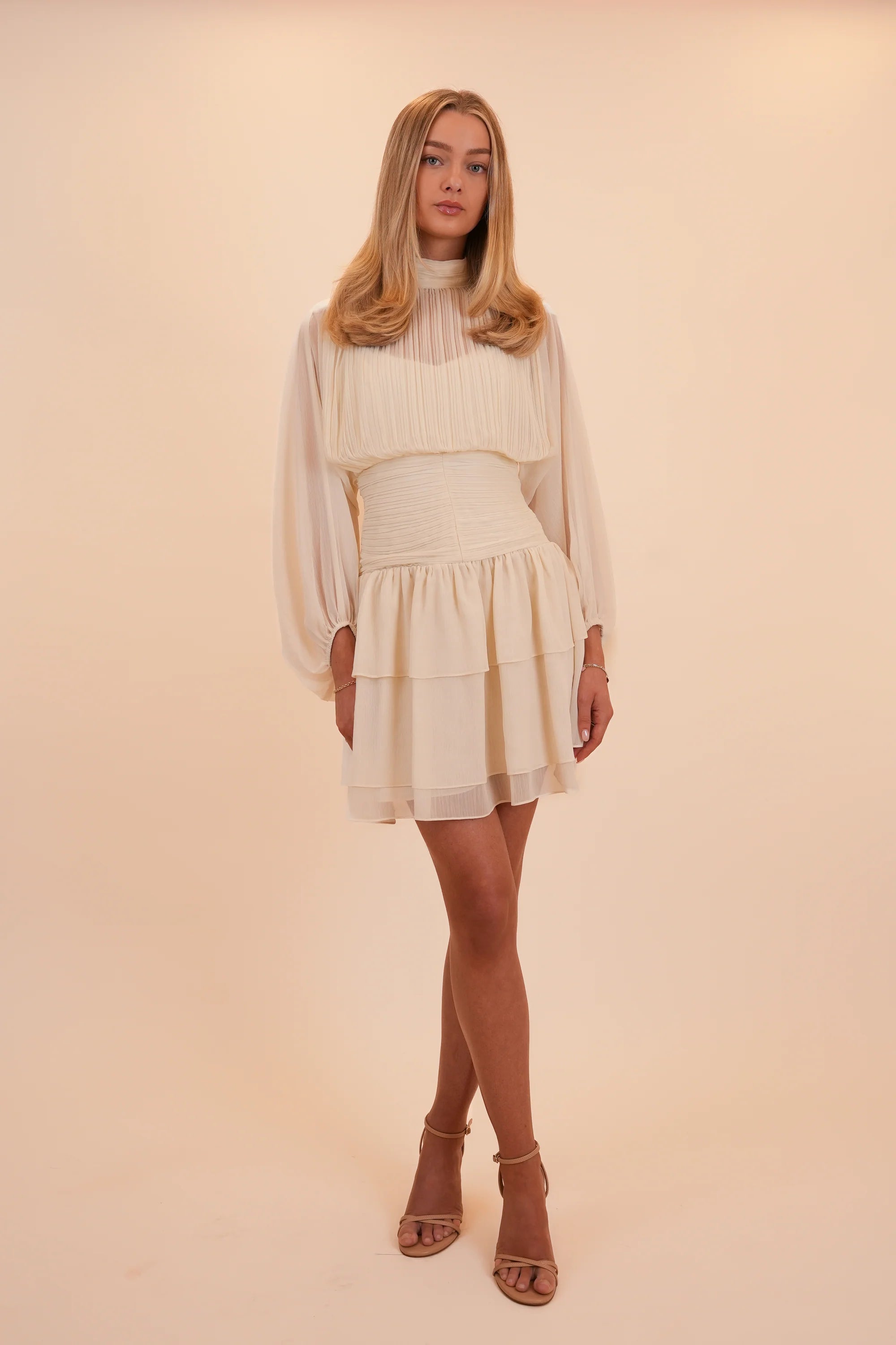Esther Ruffle Mini Dress