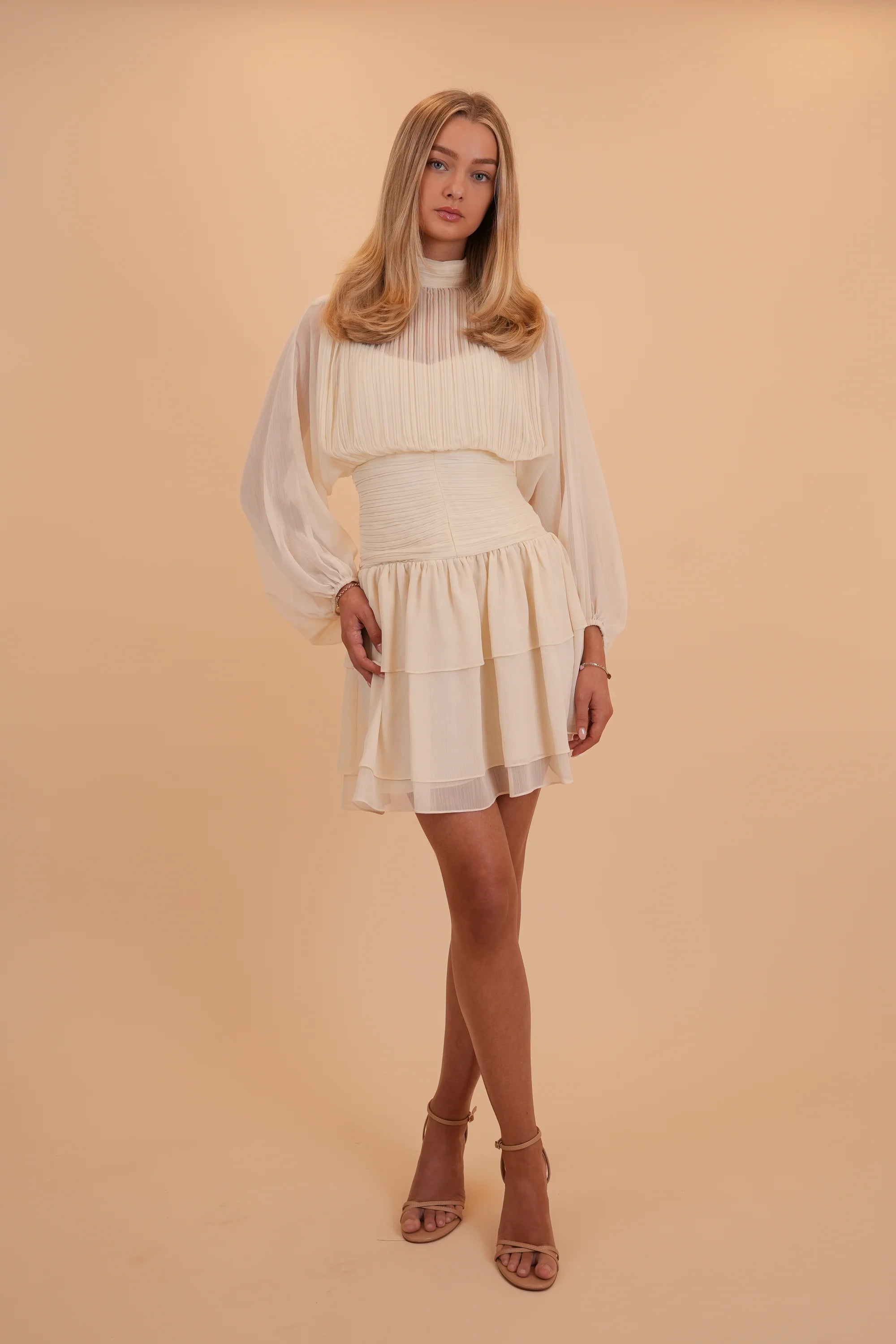 Esther Ruffle Mini Dress