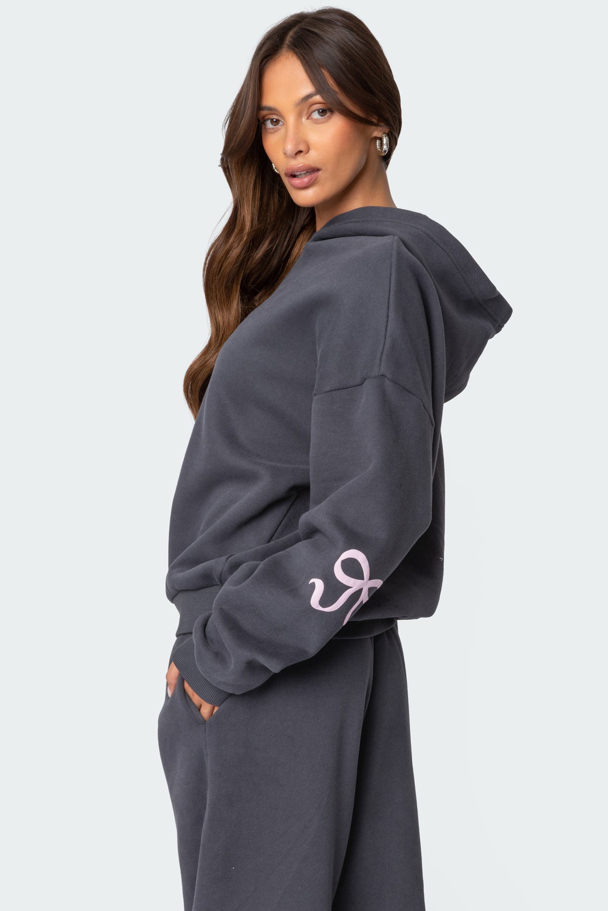 Bow Detail Hoodie + FREE Joggers (BLACK FRIDAY DEAL)