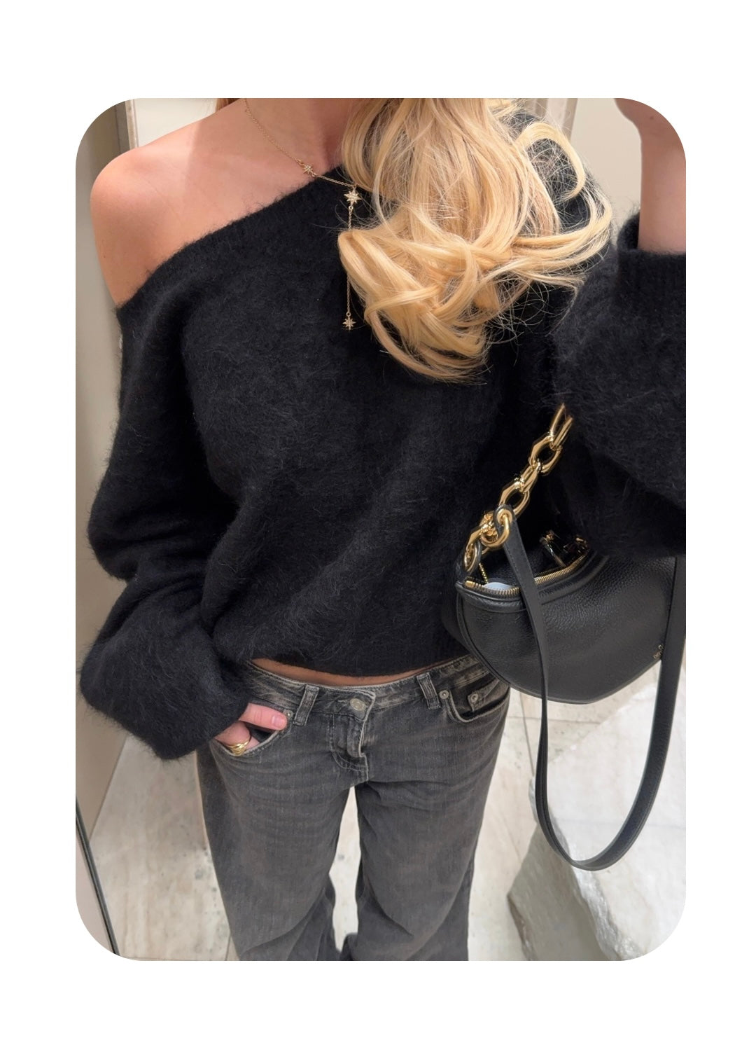 Neomi Fluffy Knit Sweater